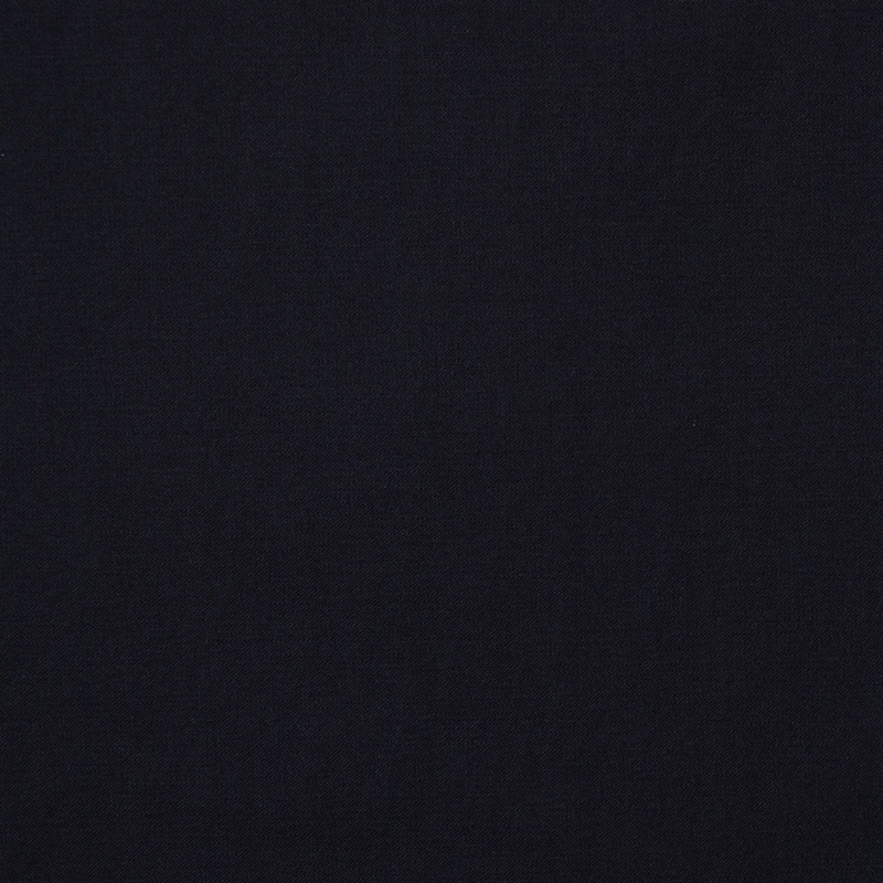 Black Cotton and Polyester Suiting