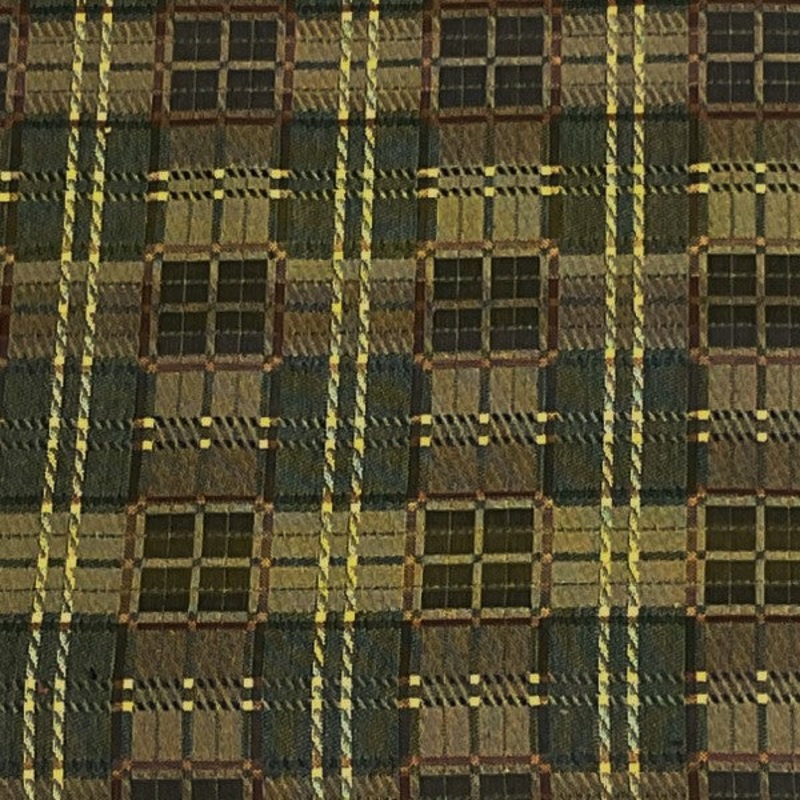 Burch Fabrics Slocum Green Plaid Jacquard Upholstery Fabric Order Product