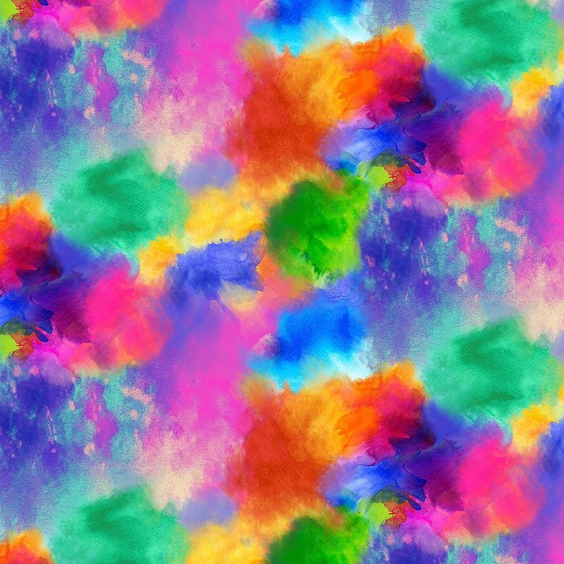 Painted Guitar / Watercolor Brush Strokes