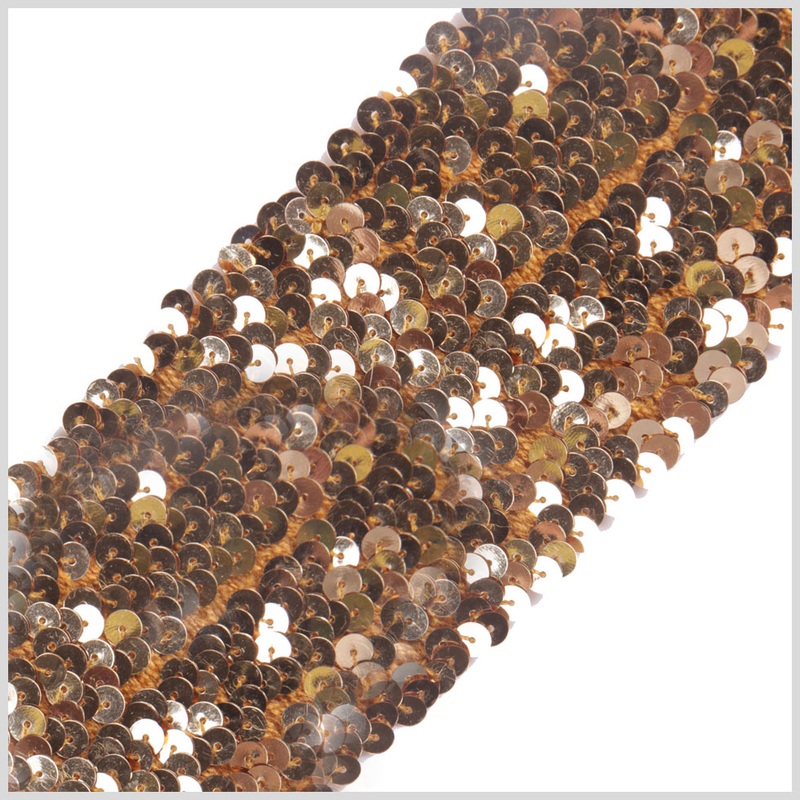 3″ Gold Stretch Sequin