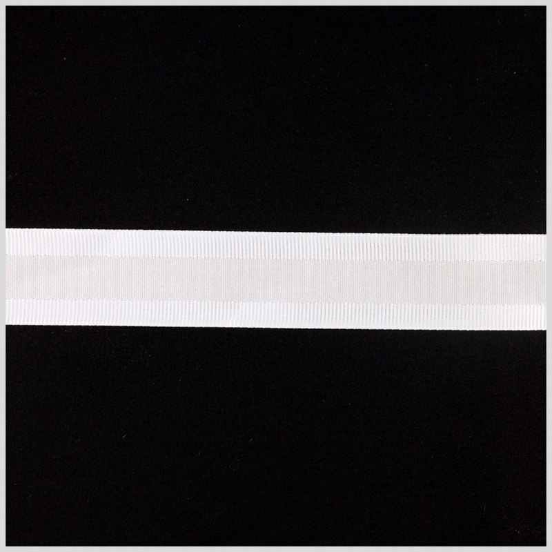7/8″ Antique White Satin Grosgrain Ribbon