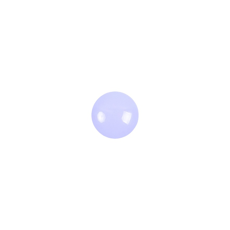 European Periwinkle Self Back Glass Button – 12L/7.5mm