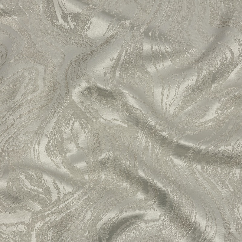 Metallic Drapery Jacquard – Glacier Metamorphic Swirls – British Imported
