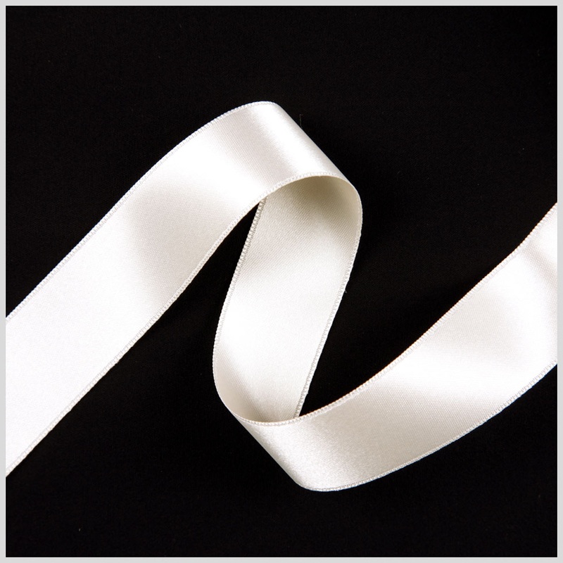 1.5″ Ivory Double Face French Satin Ribbon