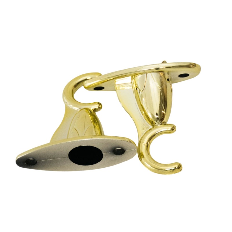 16Mm Pvc Bracket  Gold PB034