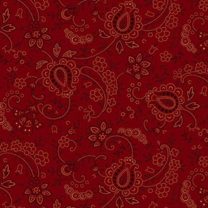 Mercantile Flannels F171112-Meadow Ridge Red
