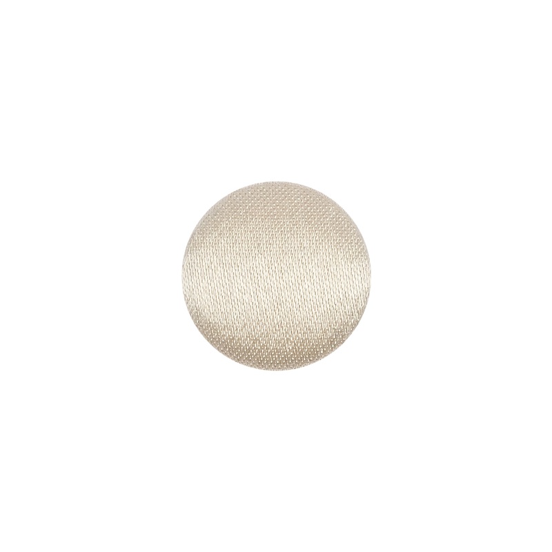 Mood Exclusive Tapioca Silk Covered Button – 20L/12.5mm