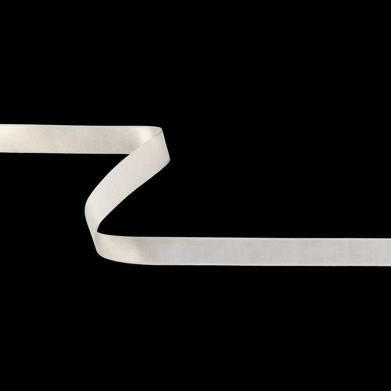 White Single Faced Satin Ribbon – 0.625″