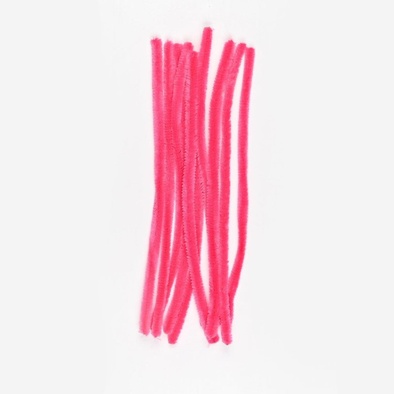 Chenille Sticks (10per Pack) – Cerise CB04 TBD