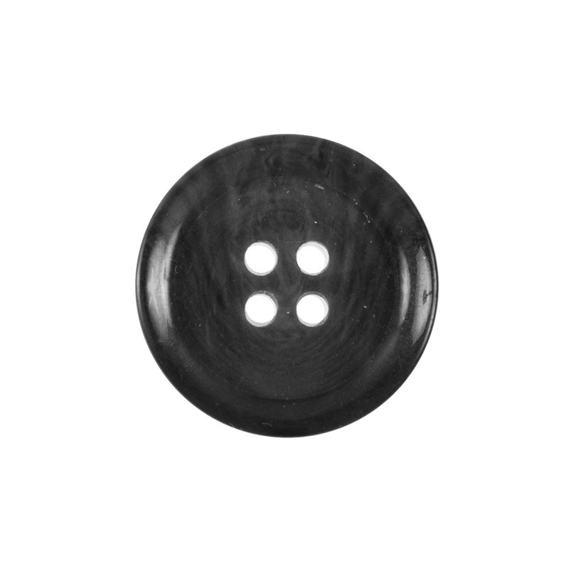 Gray 4-Hole Plastic Button – 36L/23mm
