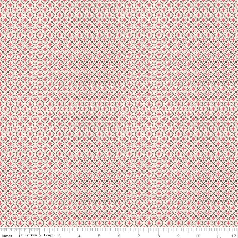 Piece & Plenty C15879-Tearose  –  Tea Rose Lattice