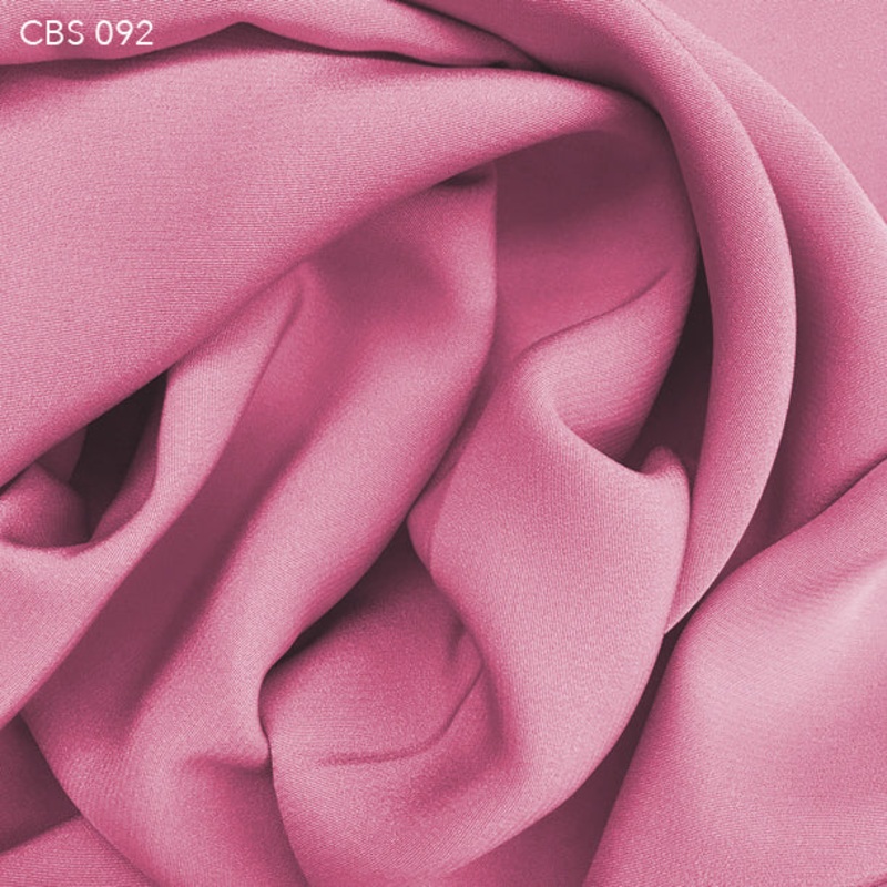 Silk Crepe Back Satin – Bubblegum Pink Fabric by the Yard