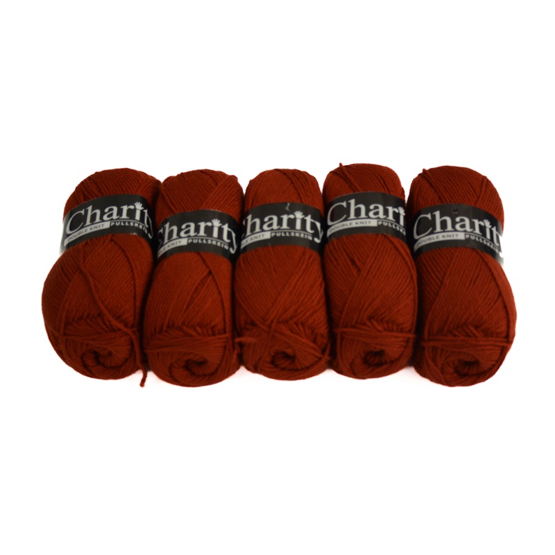 100G 5Pc Charity Dk Wool Cognac 1000000124033