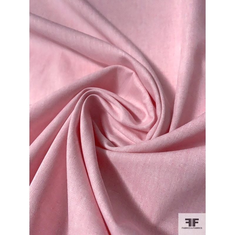 Basic Fine Twill Cotton Shirting – Pink Fabric by the Yard