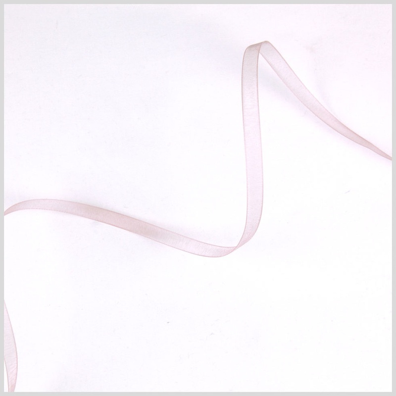 Rosy Mauve Organza Ribbon