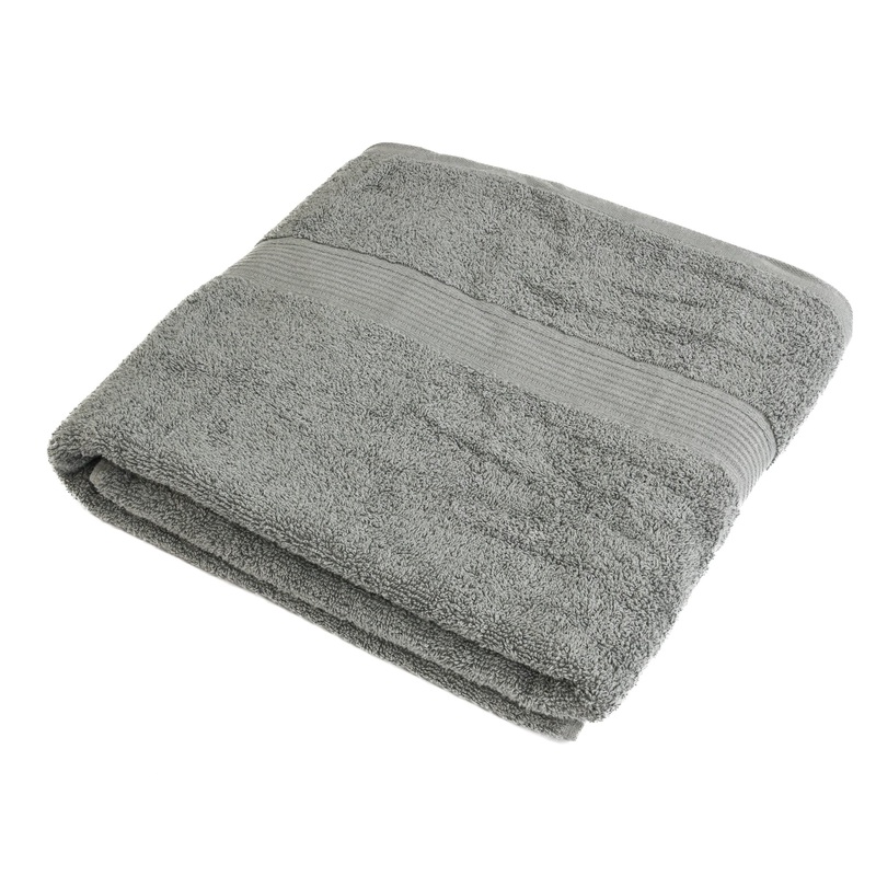 100x150cm Bath Sheet Grey B12054-6
