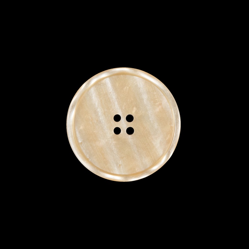 Beige Iridescent Plastic Button – 32L/20mm