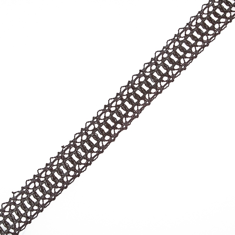 Brown European Crochet Trim – 1.25″