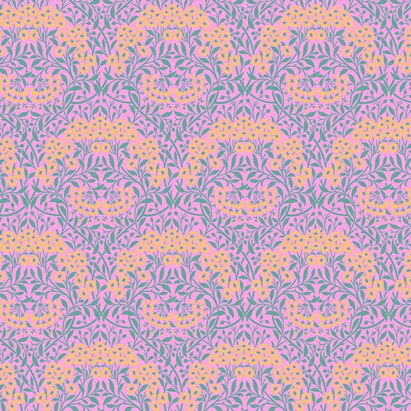 Kaffe x Morris & Co. / Michaelmas Daisy in Pink