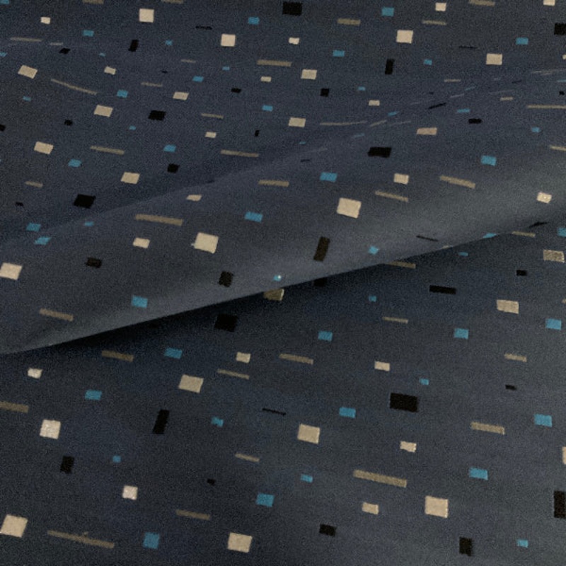 Maharam Edges Turquoise On Gray Blue Dark Upholstery Fabric Order Product