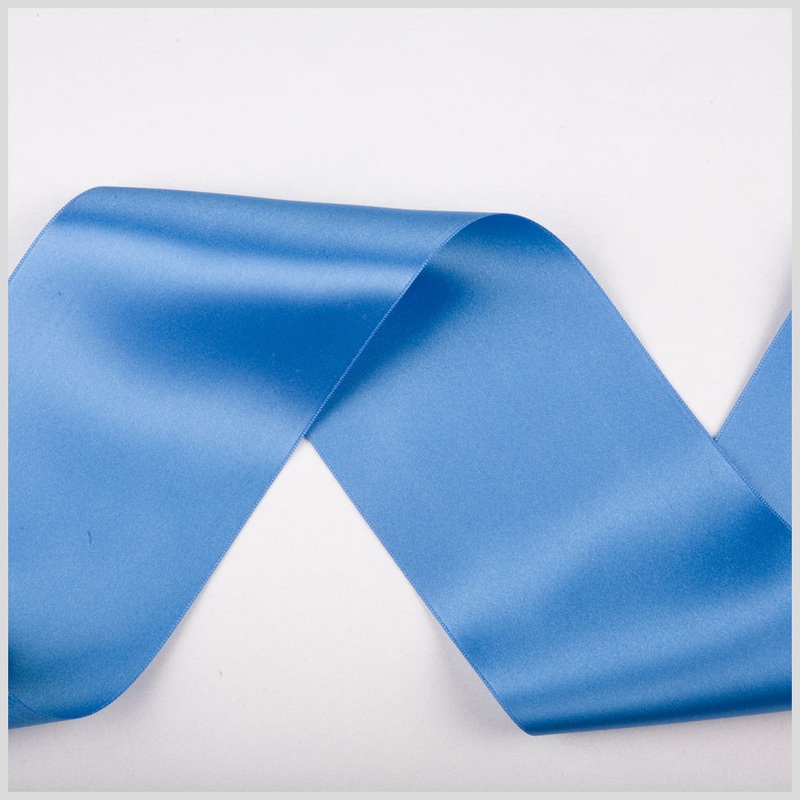 3.75″ French Blue Double Face French Satin Ribbon