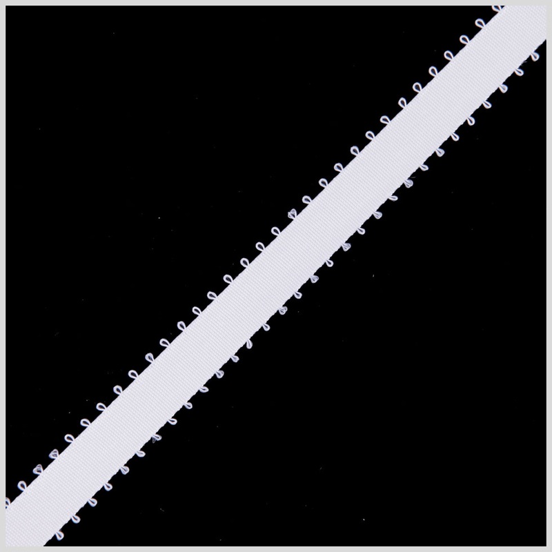3/8″ White Double Face Feather Edge Satin Ribbon