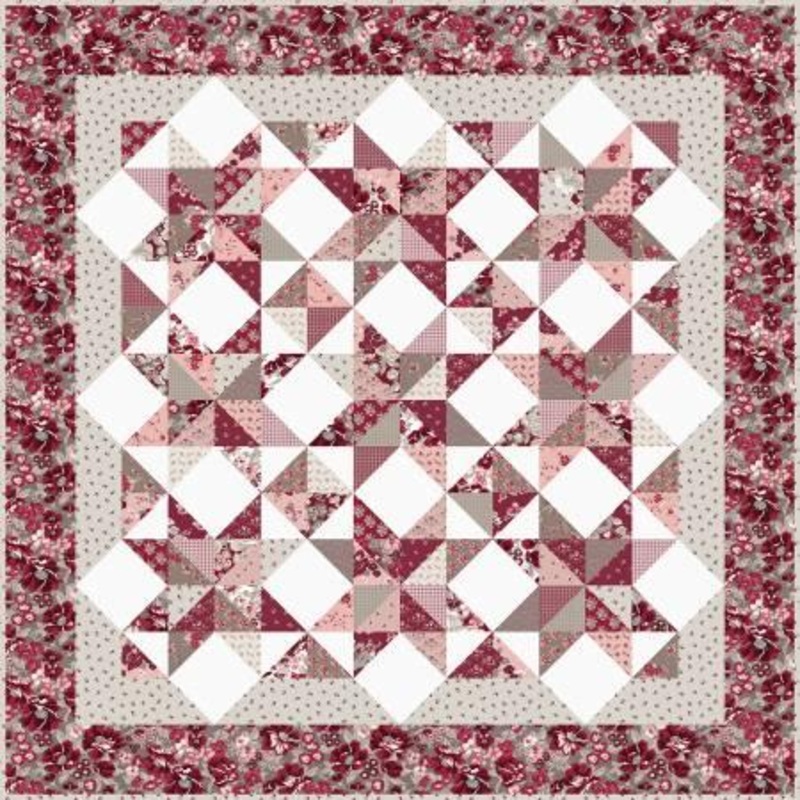 9 Patch Stars Quilt Pattern – Gerri Robinson – 68″ x 68″