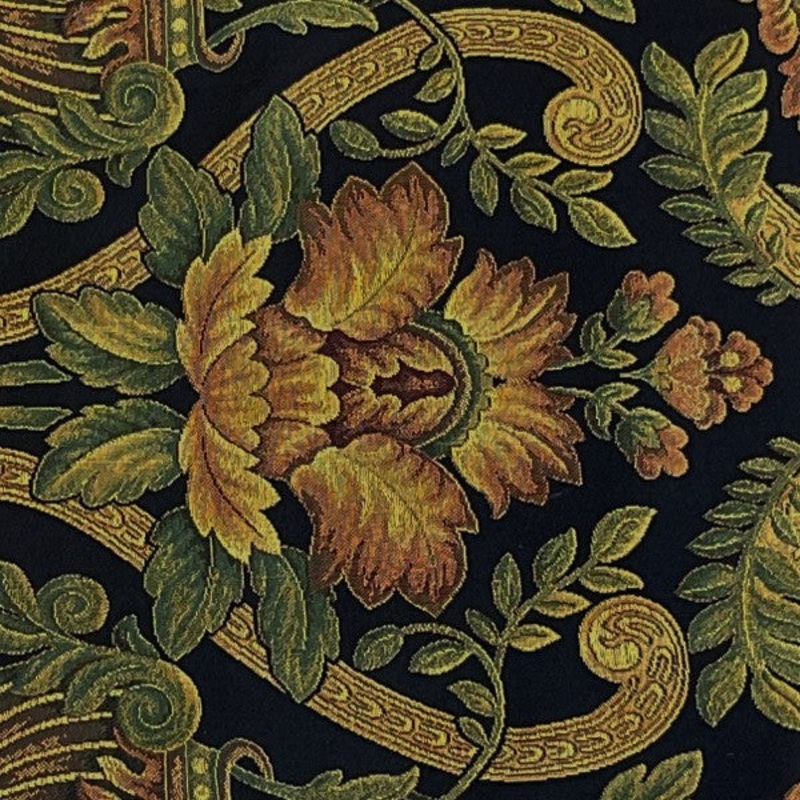 Burch Fabrics Marlene Navy Jacquard Upholstery Fabric Order Product