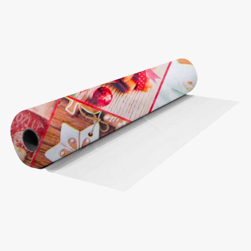 Christmas Printed PVC Table Cloth F-6416-2 Per Meter
