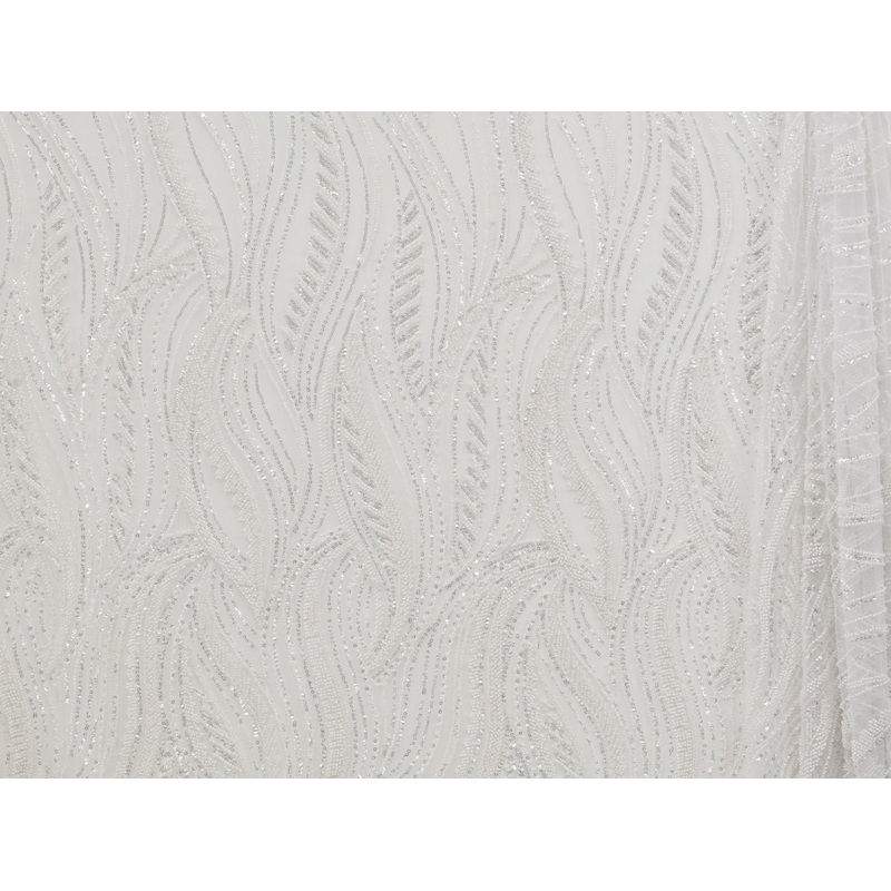 150cm Alyssa Beaded Sequins Tulle BF764-1 BF764-1