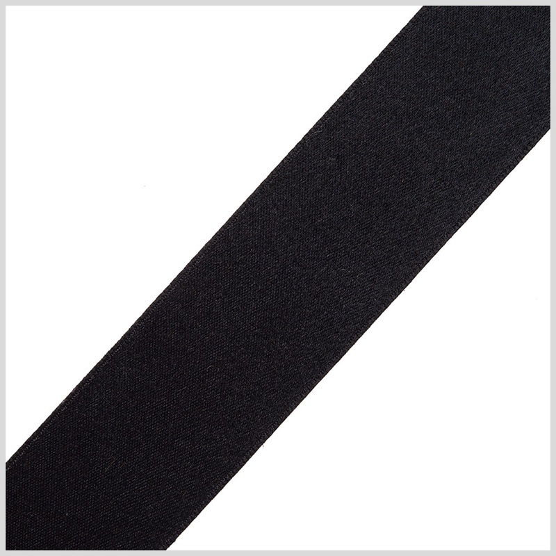 Black Double Face Silk Satin Ribbon – 1″