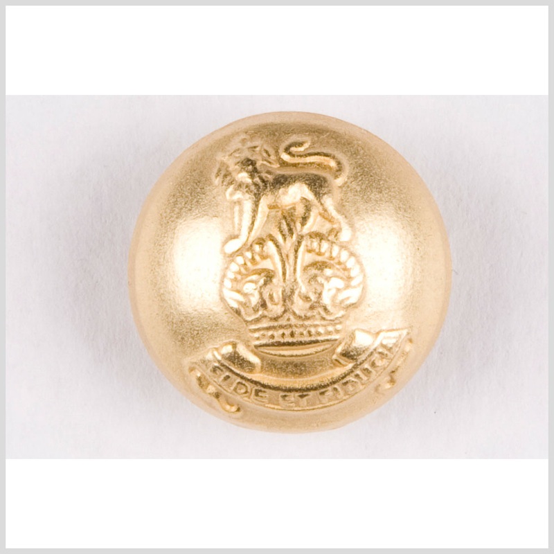 Matte Gold Metal Button – 32L/20mm