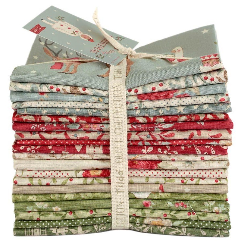 Merry Little Christmas  – Tilda – Fat Quarter Bundle – 20 pieces – 19.5″ x 21″ each
