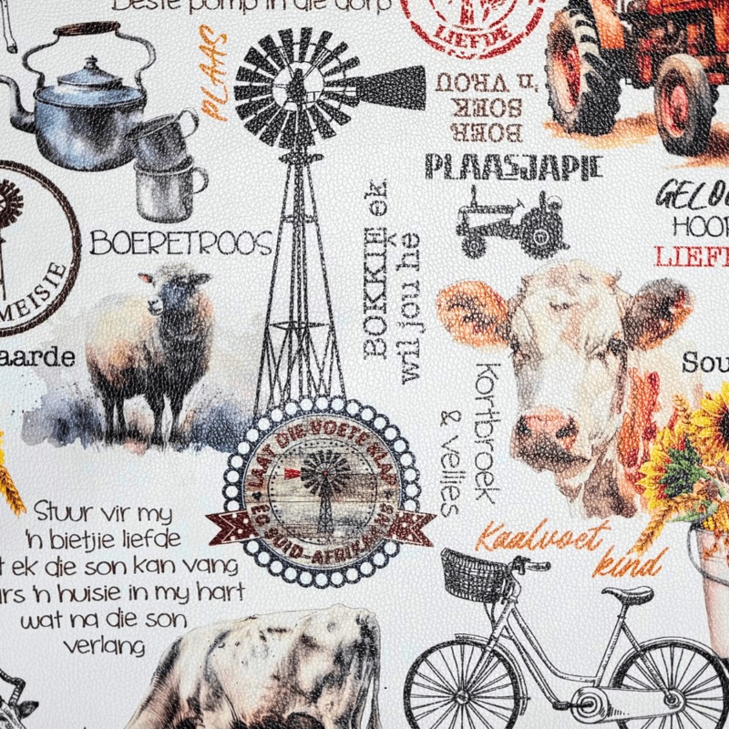 Printed Vinyl Plaasjapie