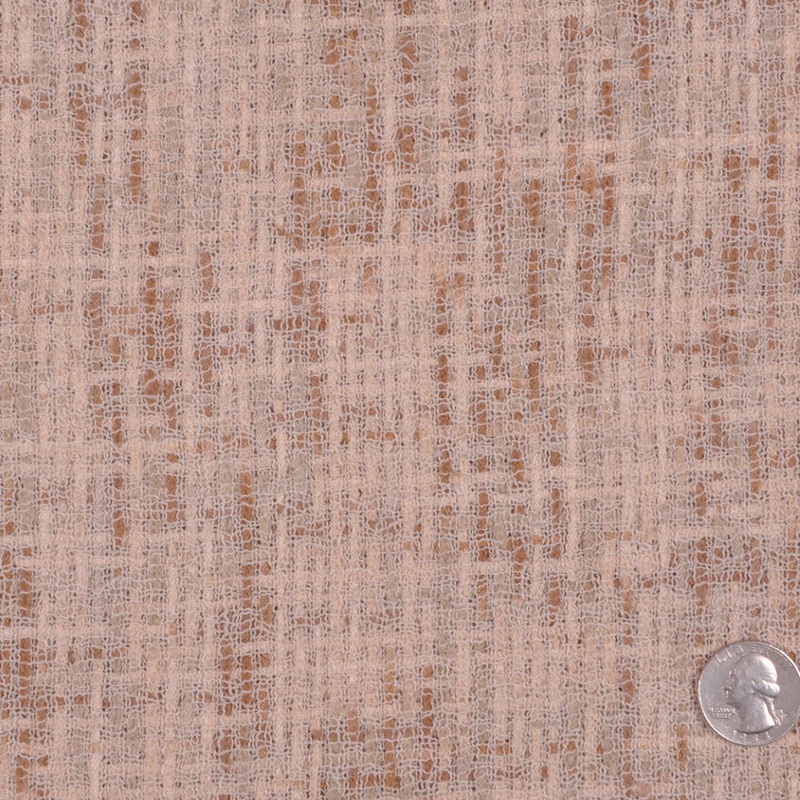 Famous NYC Designer Beige/Tan Solid Woven