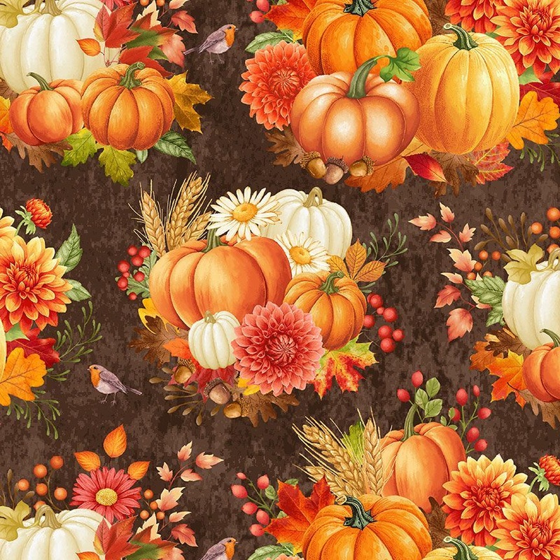 Gather With a Grateful Heart / Pumpkin Floral Bouquet