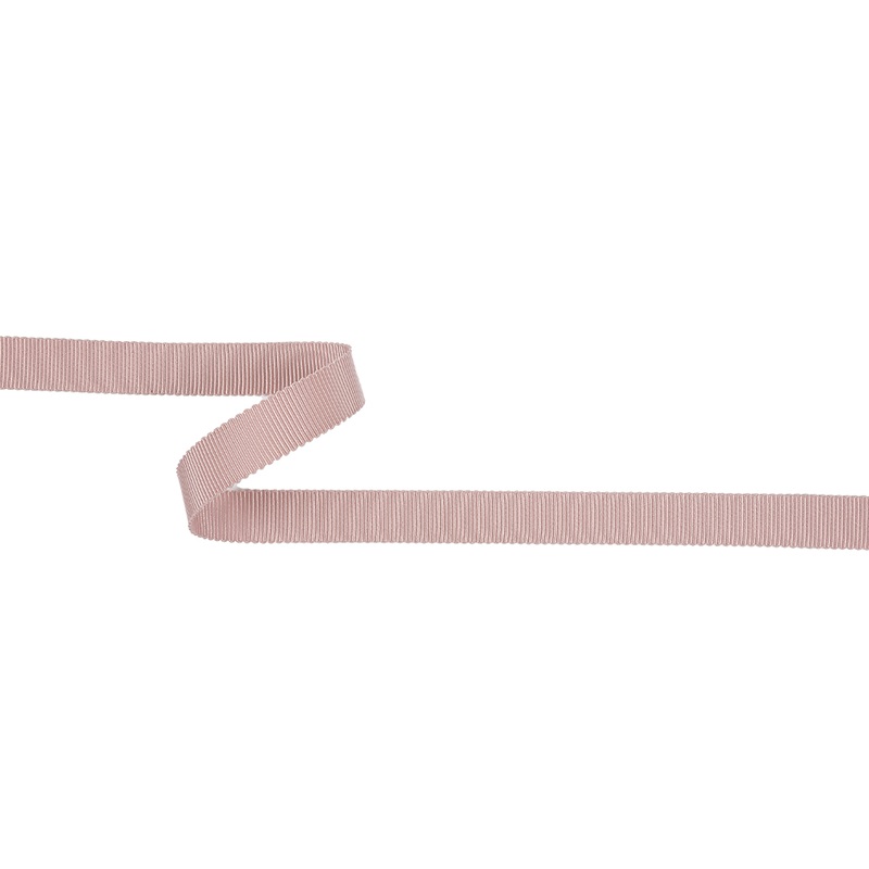 Misty Rose Recycled Polyester Petersham Grosgrain Ribbon – 12mm