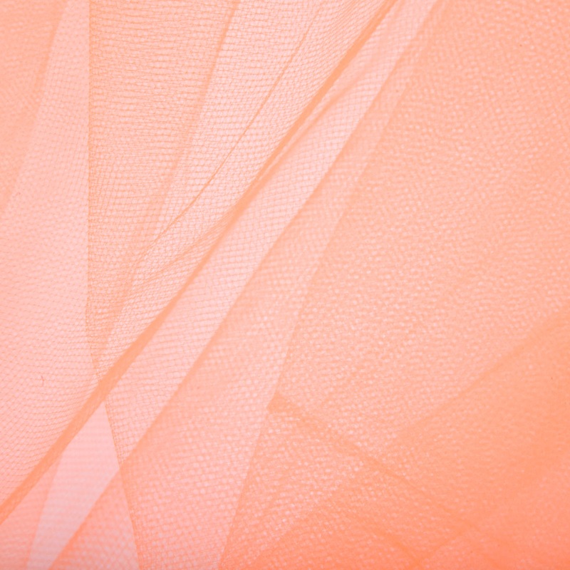 Nylon Net Tulle – Shrimp – Gianna Collection