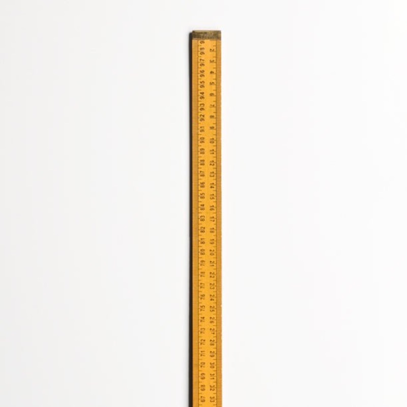 Ruler Wooden 1 met