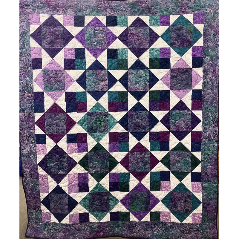 Diamond Cut Batik Quilt Kit