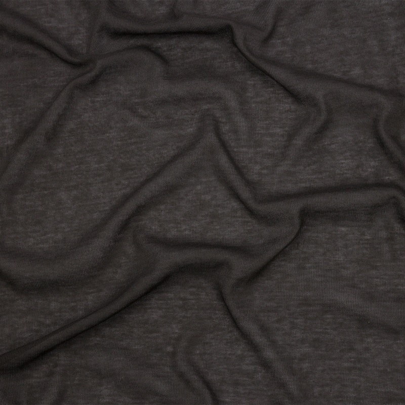 Famous Designer Steel Lightweight Cotton Interlock Knit