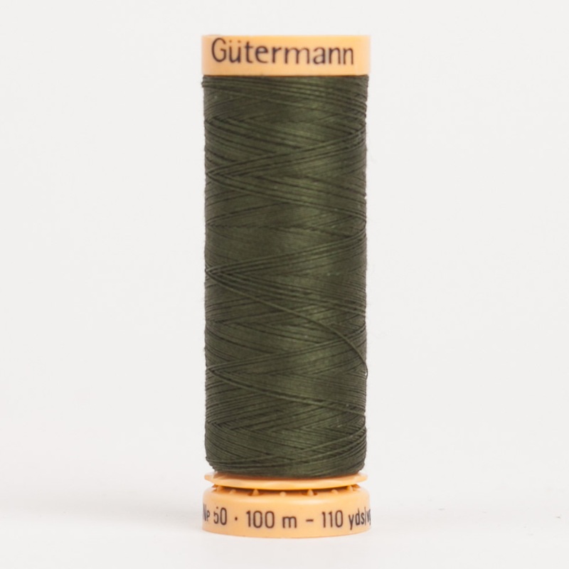 Gutermann Cotton Thread 100m – 8680 Black Olive