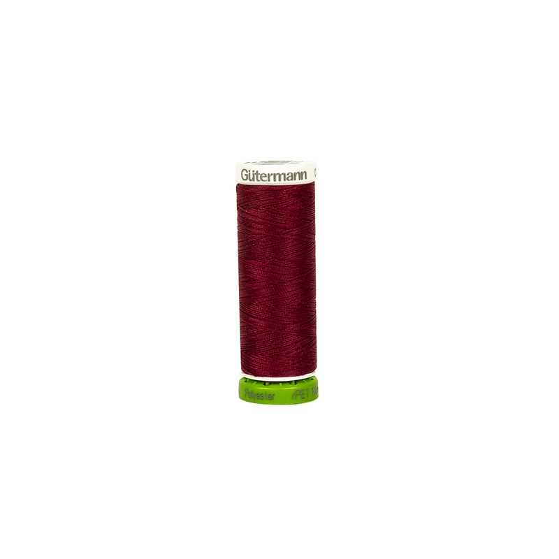 Gutermann Recycled Polyester Thread 100m – 369 Burgundy