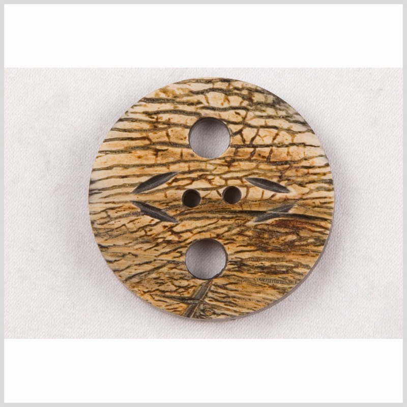 Natural Horn Button – 24L/15mm