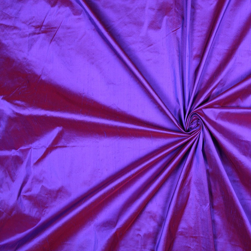 Silk Shantung – Iridescent Medium Purple – Shantung Collection