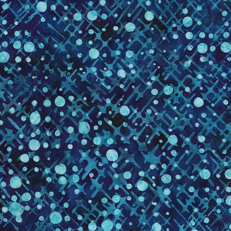 Squiggles Dots and Lines – 622302590 – Dotty Grid – Blue Storm
