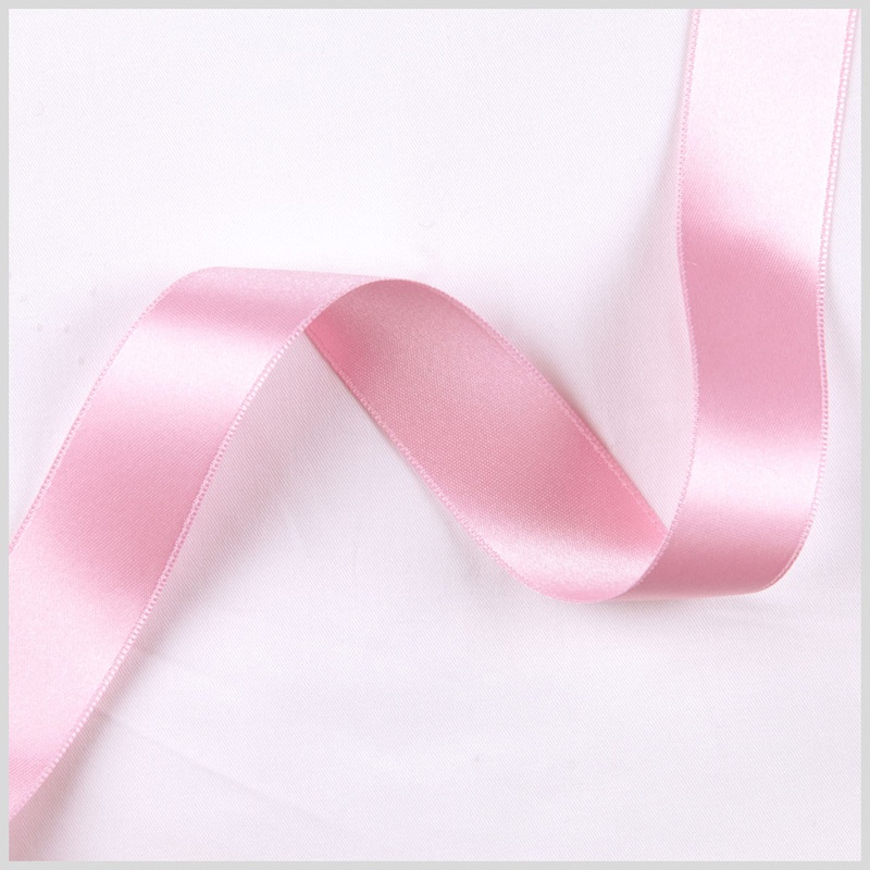 2.5″ Pink Double Face French Satin Ribbon
