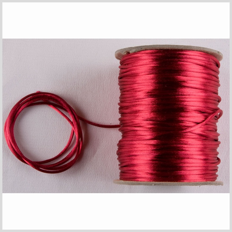 2mm Beauty Pink Rattail Cord