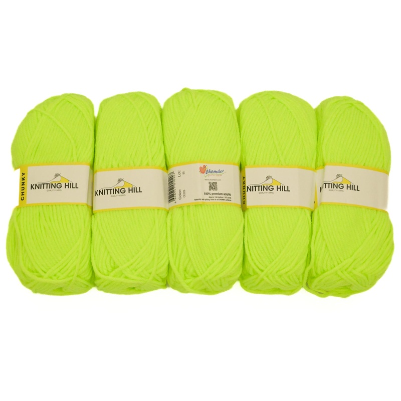 5pc 100G Knitting Hill Chunky 2000000001869