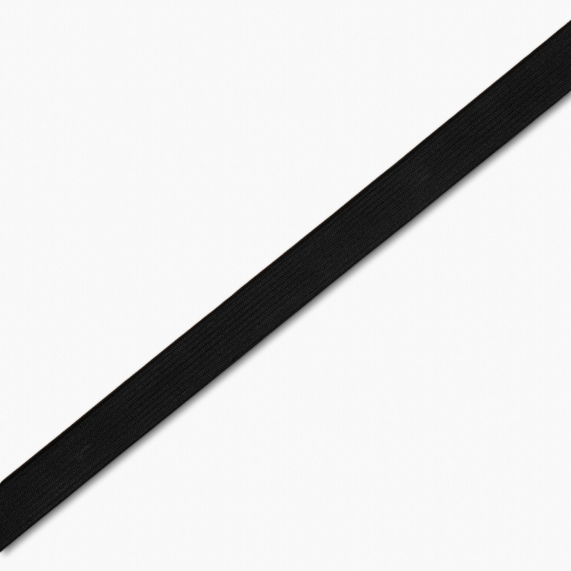 CLEARANCE SALE | Elastic Knitted 18/20mm Black – Medium Pull Per Meter